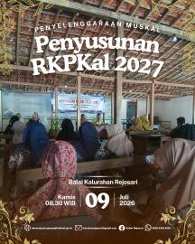 Muskal penyusunan RKPKal Rejosari TA 2027